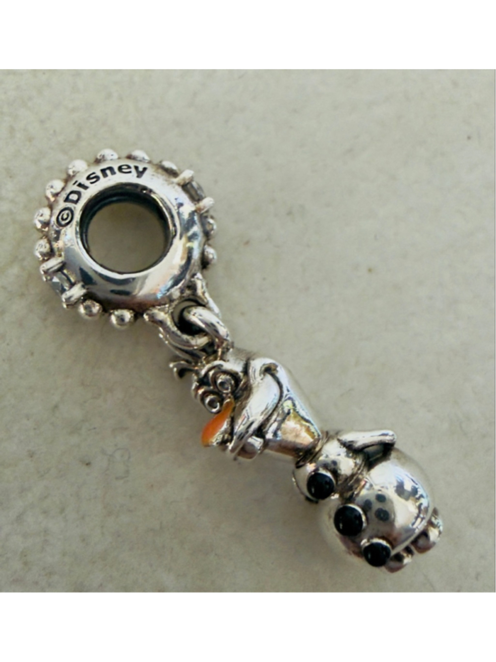 Authentic Pandora Sterling Silver 925 Disney Frozen 2 Olaf Dangle Charm